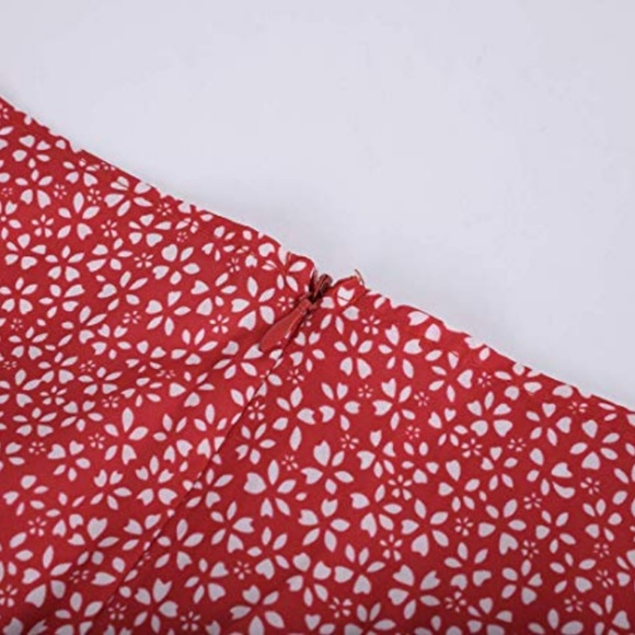 Floral A Line Mini Wrap Skirt - Picture 4 of 8